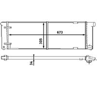 MAHLE CR 407 000S Engine radiator