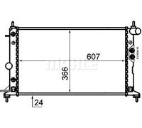 Mahle Radiator - CR562000S