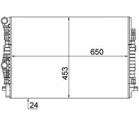 MAHLE CR 2055 001S Engine radiator