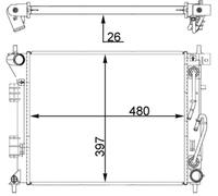 Mahle Radiator PREMIUM LINE - CR1405000P
