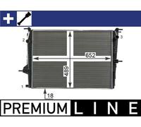 Mahle Radiator PREMIUM LINE - CR23000P