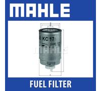 Mahle Spin-On Fuel Filter KC 17D KC17D - Precision OE Matching Fit & Quality