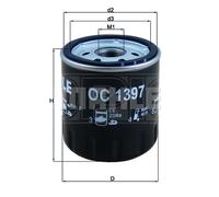 Oil Filter OC1397 Mahle 55242758 9809532380 SU001A4322 6000633313