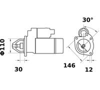 MAHLE MS 278 STARTER