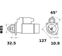 MAHLE MS 347 STARTER