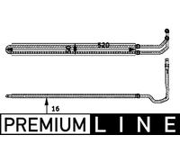 MAHLE ORIGINAL CLC 53 000P Oil Cooler, steering system