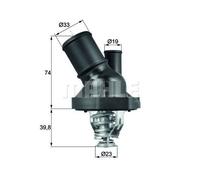 MAHLE ORIGINAL TI 200 82 Thermostat
