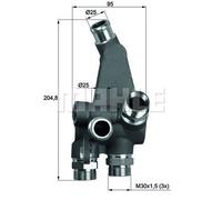 MAHLE TO 3 83 THERMOSTAT OIL COOLING