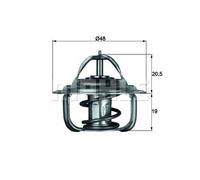 MAHLE TX 1 83D Thermostat