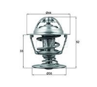 MAHLE ORIGINAL TX 173 88D Thermostat