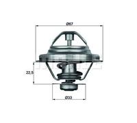 THERMOSTAT COOLANT TX 24 80D FOR AUDI WE/WB 2.1L 5cyl 100 C2