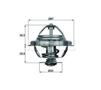 MAHLE TX 27 71D Thermostat