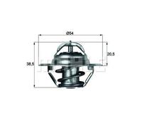 MAHLE TX 3 79D THERMOSTAT COOLANT