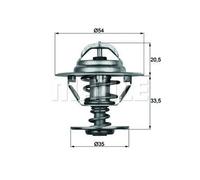 MAHLE TX 8 88D THERMOSTAT COOLANT