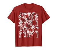 Mahler Composer Conductor Classical Music T-Shirt, Men, Cranberry Red, X-Large