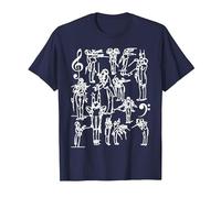 Mahler Composer Conductor Classical Music T-Shirt, Men, Navy Blue, Large