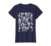 Mahler Composer Conductor Classical Music T-Shirt, Women, Navy Blue, Large