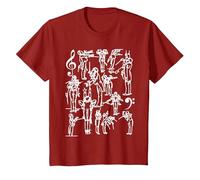 Mahler Composer Conductor Classical Music T-Shirt, Youth, Cranberry Red, 2T