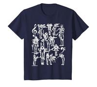 Mahler Composer Conductor Classical Music T-Shirt, Youth, Navy Blue, Small