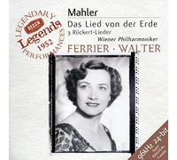 Mahler: Das Lied von der Erde / 3 Ruckert-Lieder by Kathleen Ferrier, Julius Patzak Original recording remastered edition (2000) Audio CD