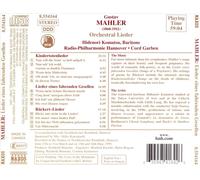 MAHLER: ORCHESTRAL LIEDER NEW CD