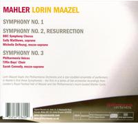 MAHLER: SYMPHONIES 1, 2 'RESURRECTION' & 3 NEW CD