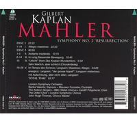 MAHLER: SYMPHONY NO. 2 "RESURRECTION" NEW CD