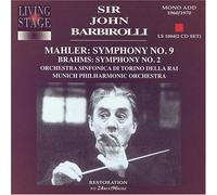 Mahler: Symphony No. 9; Brahms: Symphony No. 2 - Barbirolli