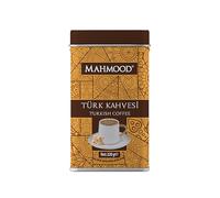 Mahmood Coffee, Medium Roast, Ground, Turkish Coffee, 220g, Traditional Flavor, Arabica Beans, Tin