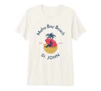 Maho Bay Beach St. John Premium T-Shirt