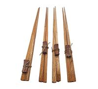 Mahogany Chopsticks with Stand (4 Pr)