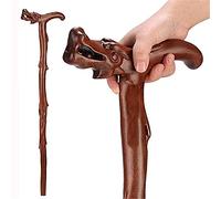 Mahogany Crutches Elderly Faucet Crutches Carved Dragon Tooth Sticks Elderly Solid Wooden Crutches WoodenCanes for Men and Women It's so Kind of You powerfully