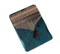 Mahogany Kalimba Thumb Piano with Cleaning Cloth, Tune Hammer Note Stickers Piano Bag, Finger Piano Music Lovers Teenagers(21 keys,Dolphin C)