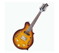 Mahogany Large Flower Maple Veneer Body 24-fret 8-string Electric Mandolin Instrument Mandolin for Adult
