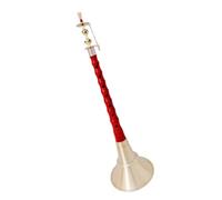 Mahogany Pole Brass Bowl Suona Chinese Traditional Folk Woodwind Instrument Adult Suona Suona Set (Color : 29.8cm)