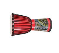 Mahogany Sheepskin African Drum Anti Slip Foot Pad Djembe Drum Percussion Instrument African Drum for Beginners (Color : 8 inch)