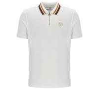 Mahony Velour 1/4 Zip Polo - Gardenia XL