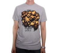 MAHOOUPBAG Men's Genesis T Shirt - Lamb Lies Down Slipperman 100% Peter Gabriel Prog Grey M