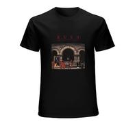 MAHOOUPBAG Rush Moving Pictures Men's Fashion T Shirts Black XXL