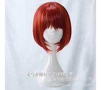 Mahoutsukai No Yome Chise Hatori Cosplay Wigs Short Red Cosplay Wig Heat Resistant Synthetic Wig Perucas YX-969
