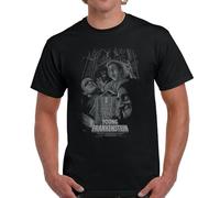 MAHPQC Young Frankenstein T-Shirt Movie Poster (1974) Mens Film Fanatic Black