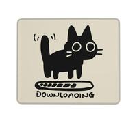 Mahrokh Funny Cat Mouse Pad, Cute Mouse Pad for Wireless Mouse, Rectangle Waterproof Mousepad for Desk with Non-Slip Rubber Base, Suitable for Home & Office, 9.5 x 7.9