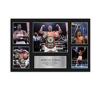 MAHWER Anthony Joshua Boxing Gifts Signed Autograph Picture for Canvas Poster Bedroom Decor Sports Landscape Office Room Decor Gift Unframe-style 12x18inch(30x45cm)