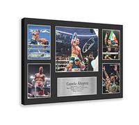 MAHWER Canelo Alvarez Signed The Poster Canvas Poster Wall Art Decor Print Picture Paintings for Living Room Bedroom Decoration Frame-style 08x12inch(20x30cm)