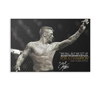 MAHWER Dustin Poirier - Boxer Poster Canvas Poster Bedroom Decor Sports Landscape Office Room Decor Gift Unframe-style 20x30inch(50x75cm)