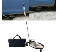 Hand-Held Vehicle Search Mirror - 20in to 45in Telescopic Inspection Mirror for Security Check Under Cars, Truck, Equipment, Over Shelves and Corners