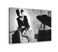 MAHWER Helmut Newton - Saddle II- Black And White Poster Canvas Poster Bedroom Decor Sports Landscape Office Room Decor Gift Frame-style 24x36inch(60x90cm)