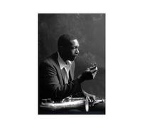 MAHWER John Coltrane Music Poster Canvas Poster Wall Art Decor Print Picture Paintings for Living Room Bedroom Decoration Unframe-style 16x24inch(40x60cm)