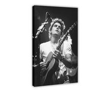 MAHWER John Mayer Music Poster Canvas Poster Bedroom Decor Sports Landscape Office Room Decor Gift Frame-style 16x24inch(40x60cm)