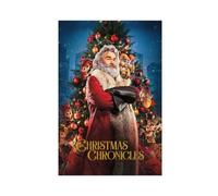 MAHWER The Christmas Chronicles 2018 Poster Canvas Poster Wall Art Decor Print Picture Paintings for Living Room Bedroom Decoration Unframe-style 12x18inch(30x45cm)